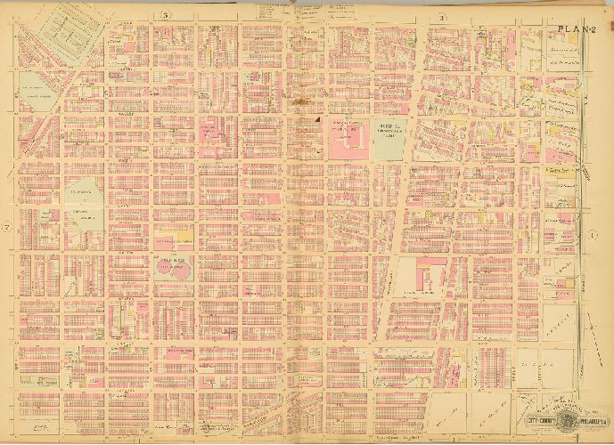 Plan 2, Baist's Property Atlas of the City and County of Philadelphia, Penna.