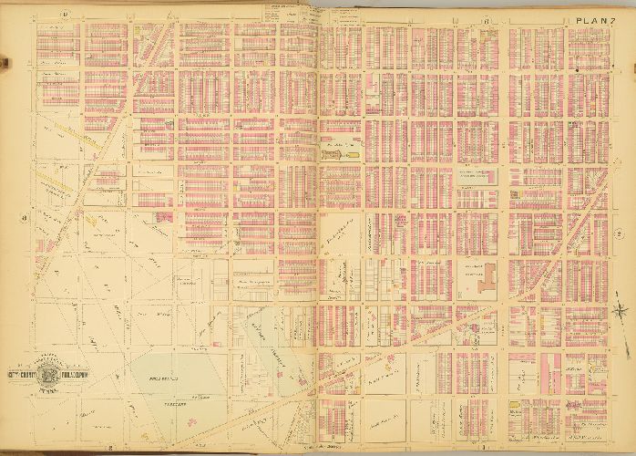Plan 7, Baist's Property Atlas of the City and County of Philadelphia, Penna.