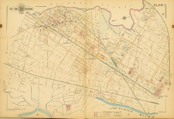 Plan 12, Baist's Property Atlas of the City and County of Philadelphia, Penna.