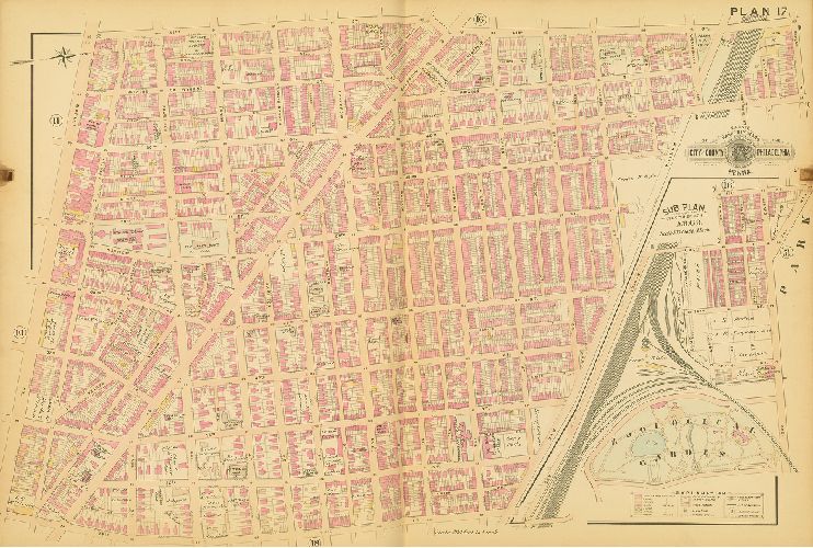 Plan 17, Baist's Property Atlas of the City and County of Philadelphia, Penna.