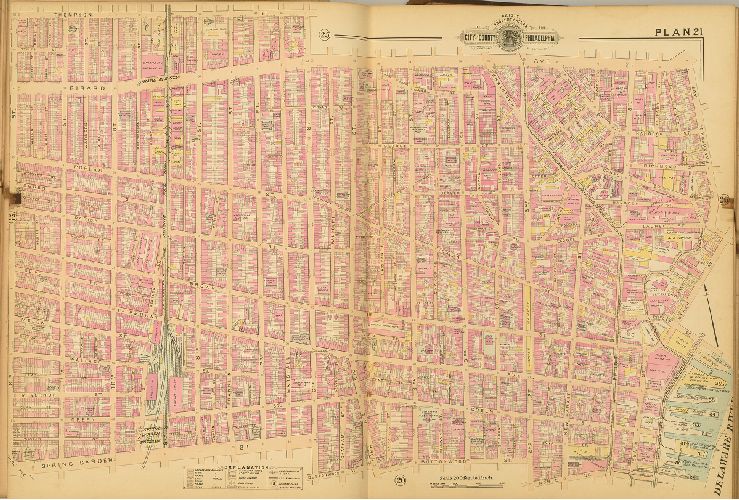 Plan 21, Baist's Property Atlas of the City and County of Philadelphia, Penna.