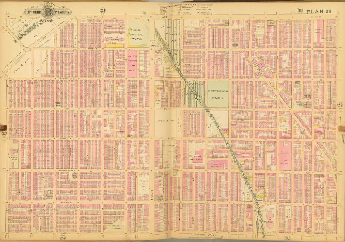 Plan 28, Baist's Property Atlas of the City and County of Philadelphia, Penna.