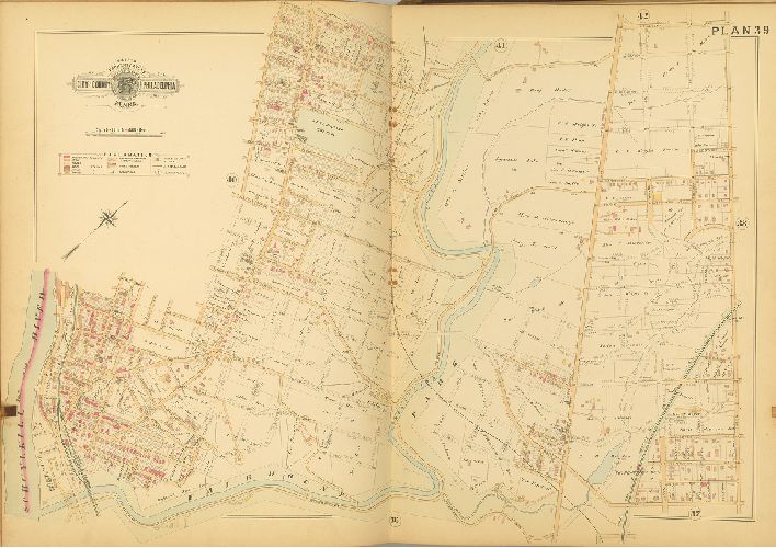 Plan 39, Baist's Property Atlas of the City and County of Philadelphia, Penna.