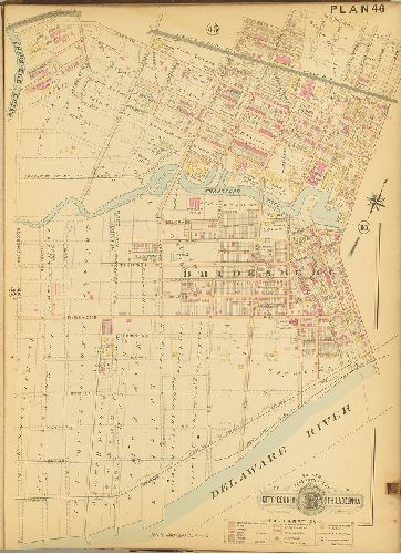 Plan 46, Baist's Property Atlas of the City and County of Philadelphia, Penna.