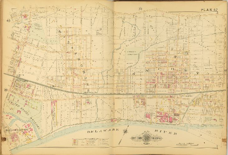 Plan 47, Baist's Property Atlas of the City and County of Philadelphia, Penna.