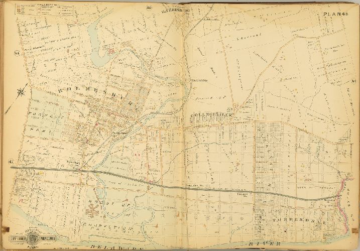 Plan 48, Baist's Property Atlas of the City and County of Philadelphia, Penna.