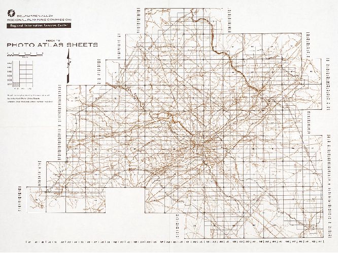 Index to Photo Atlas Sheets, Aerial Photographs of the Delaware Valley