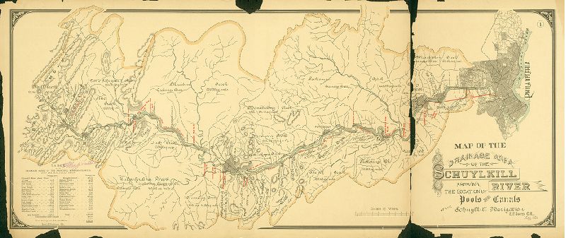Plate 1, The Water Supply of the City of Philadelphia