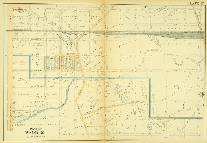 Plate 17, Atlas of the 1st and 39th Wards of the City of Philadelphia