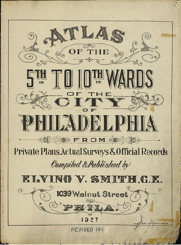 Title Page, Atlas of the 5th to 10th Wards of the City of Philadelphia