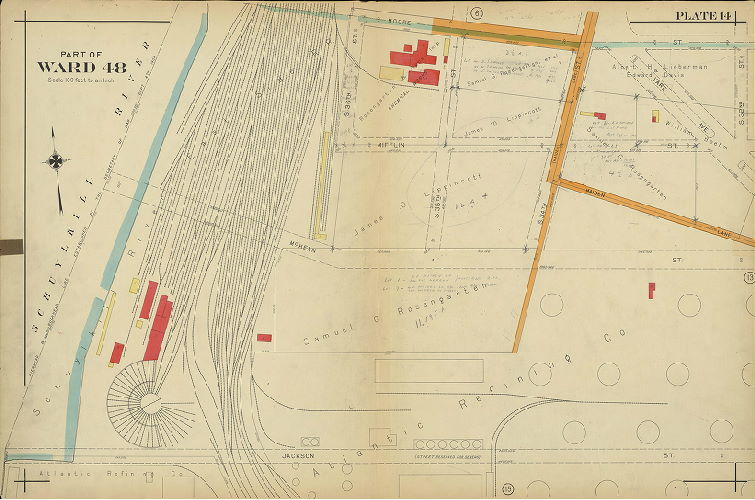 Plate 14, Atlas of the 26th, 36th & 48th Wards of the City of Philadelphia