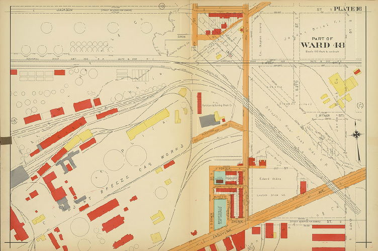 Plate 16, Atlas of the 26th, 36th & 48th Wards of the City of Philadelphia