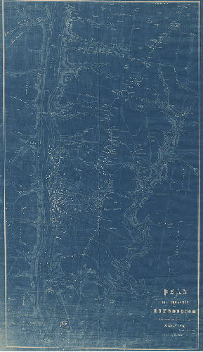 Plan, Plan of the Township of Roxborough with the property holders' names &c. Manayunk by Jno. Levering. Surv. Published by M. Dripps, 1848. 