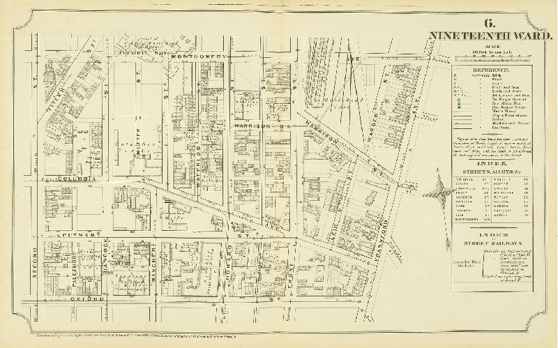 Plate 6, Atlas of Philadelphia in fifteen Volumes, Vol. 2