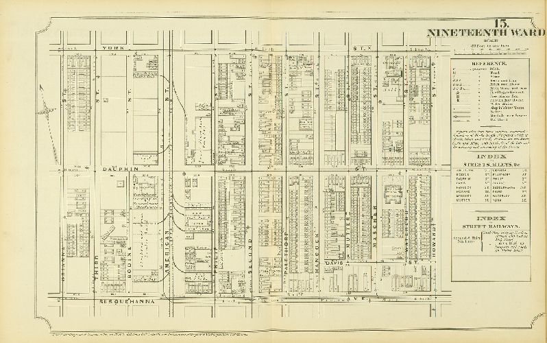 Plate 15, Atlas of Philadelphia in fifteen Volumes, Vol. 2