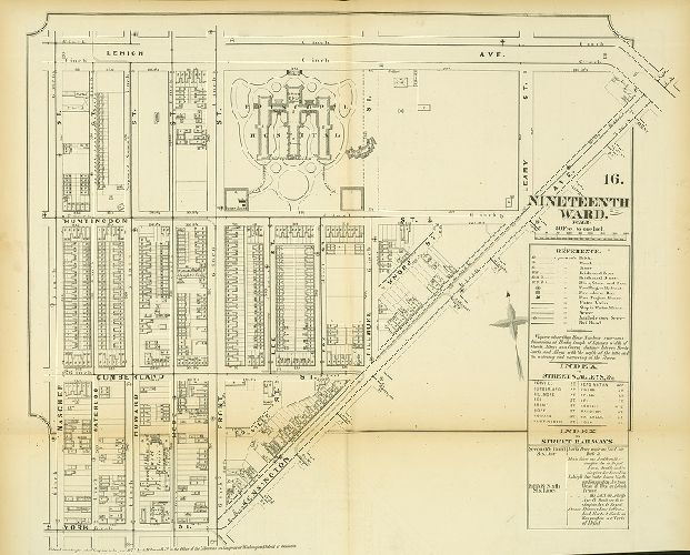 Plate 16, Atlas of Philadelphia in fifteen Volumes, Vol. 2