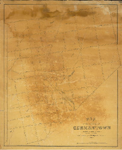 Map, Map of the Borough of Germantown