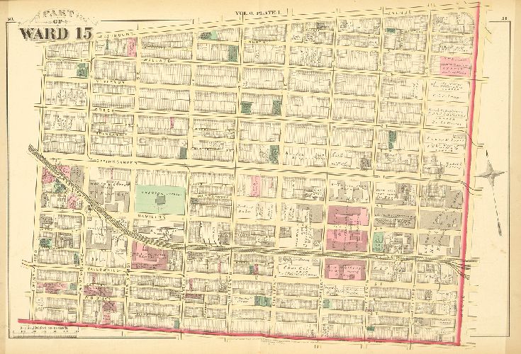 Plate L, City Atlas of Philadelphia, vol. 6