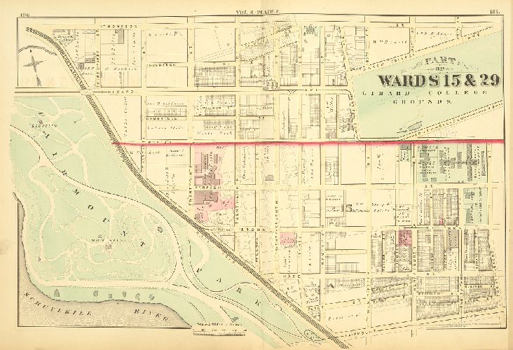 Plate Z, City Atlas of Philadelphia, vol. 6