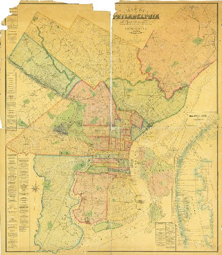 Map, Map of Philadelphia
