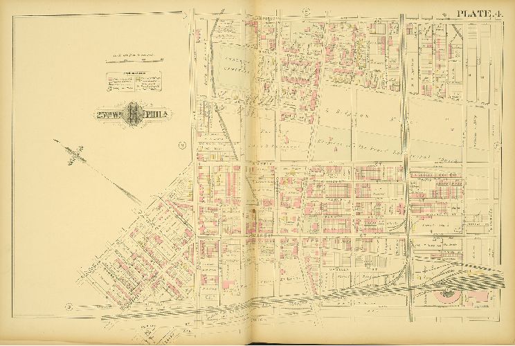 Plate 4, Atlas of the City of Philadelphia