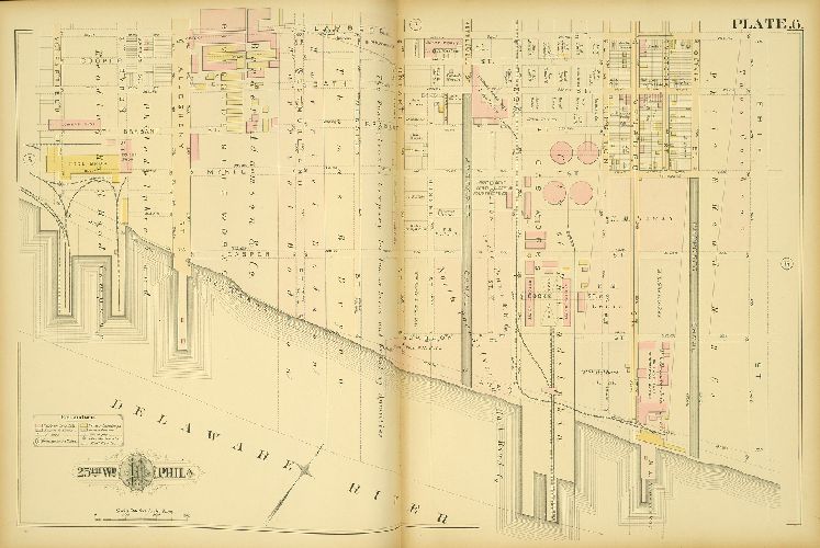Plate 6, Atlas of the City of Philadelphia