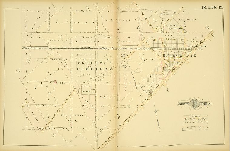 Plate 13, Atlas of the City of Philadelphia