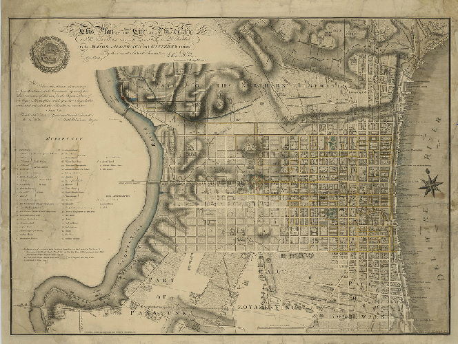 This Plan Of the City Of Philadelphia and It's Environs . . .