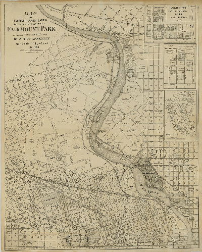 Map Of Farms and Lots Embraced Within the Limits of Fairmount Park