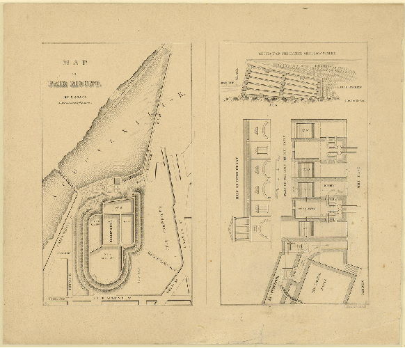 Map of Fairmount and Views of Water Works