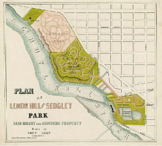 Plan of Lemon Hill and Sedgley Park