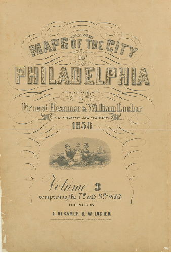 Title, Maps of the City of Philadelphia, vol. 3