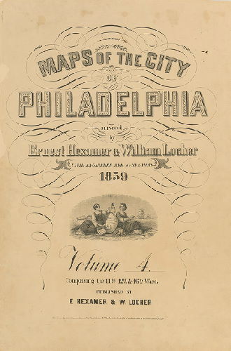 Title, Maps of the City of Philadelphia, vol. 4