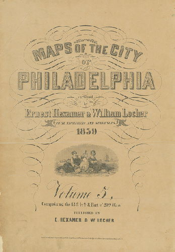 Title, Maps of the City of Philadelphia, vol. 5