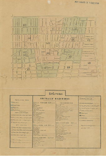 Index (vol. 5) and Legend, Maps of the City of Philadelphia, vol. 5