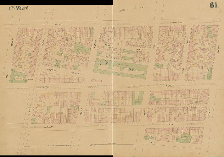 Plate 61, Maps of the City of Philadelphia, vol. 5