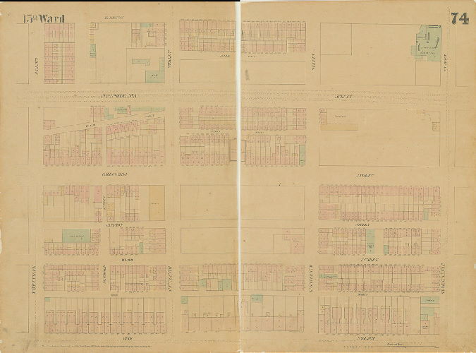 Plate 74, Maps of the City of Philadelphia, vol. 6