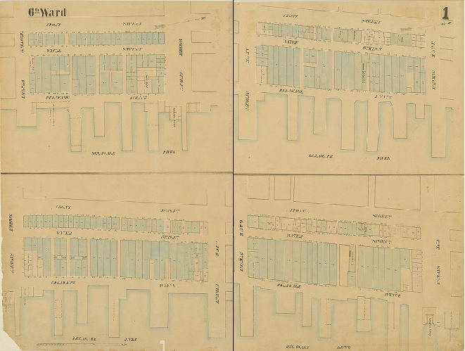 Plate 1, Maps of the City of Philadelphia, vol. 1