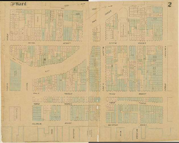 Plate 2, Maps of the City of Philadelphia, vol. 1