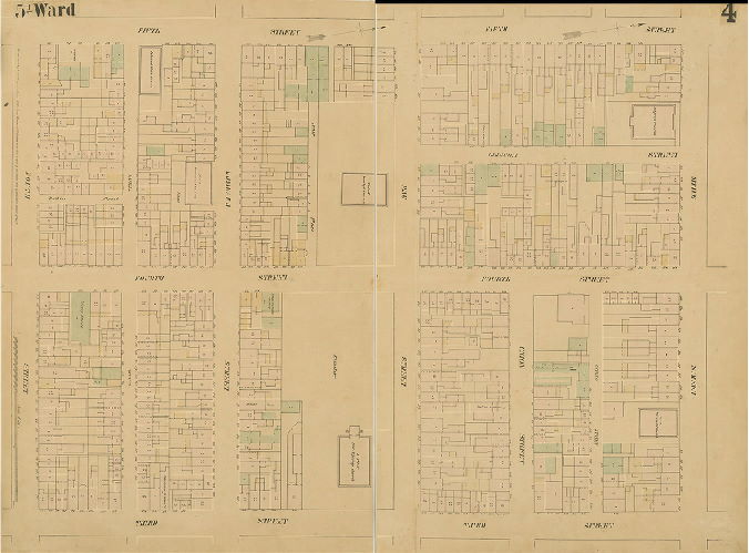 Plate 4, Maps of the City of Philadelphia, vol. 1