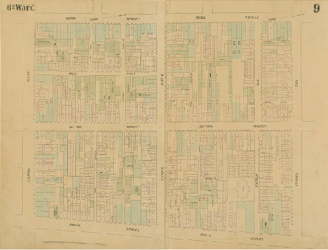 Plate 9, Maps of the City of Philadelphia, vol. 1