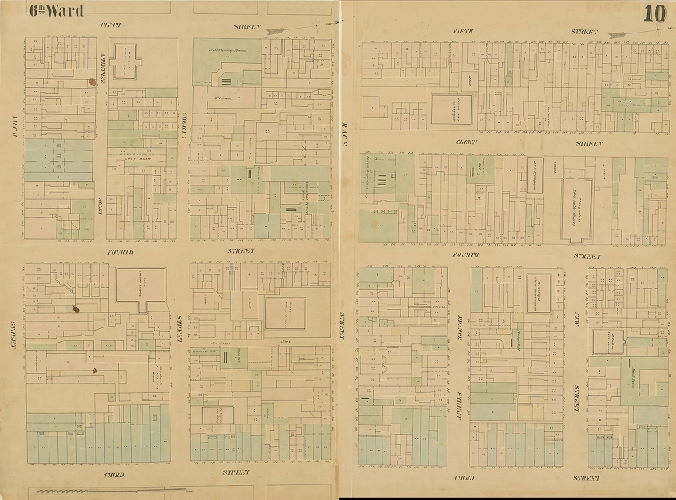 Plate 10, Maps of the City of Philadelphia, vol. 1