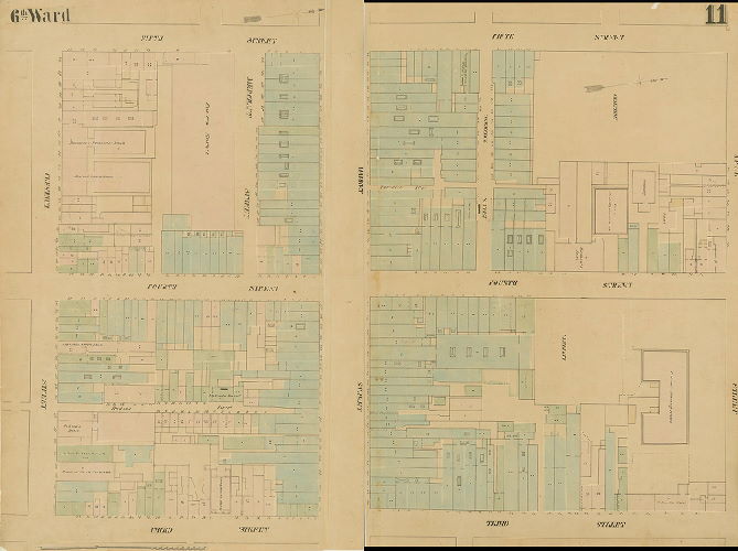 Plate 11, Maps of the City of Philadelphia, vol. 1