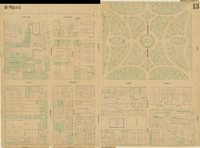 Plate 13, Maps of the City of Philadelphia, vol. 1