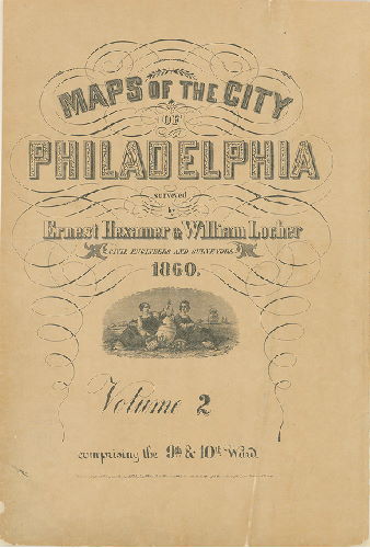 Title, Maps of the City of Philadelphia, vol. 2