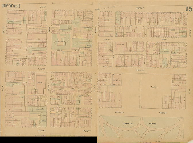 Plate 15, Maps of the City of Philadelphia, vol. 2