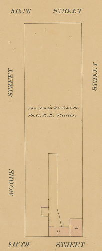 Plate 93, Section B3, Maps of the City of Philadelphia, vol. 7