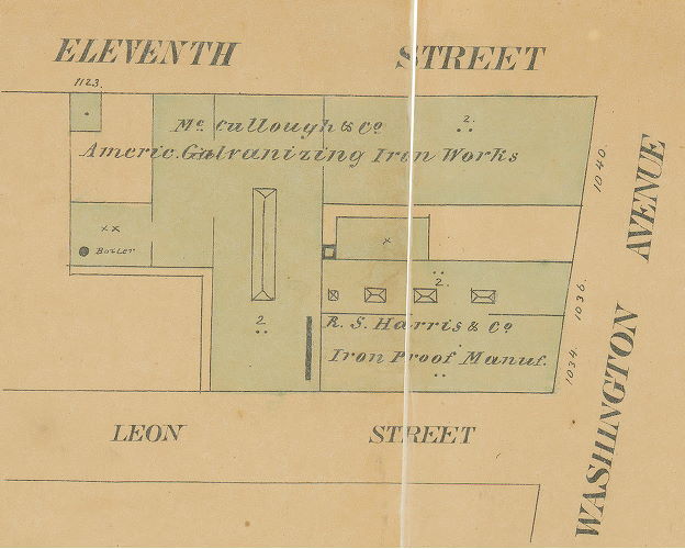 Plate 95, Section A2, Maps of the City of Philadelphia, vol. 7