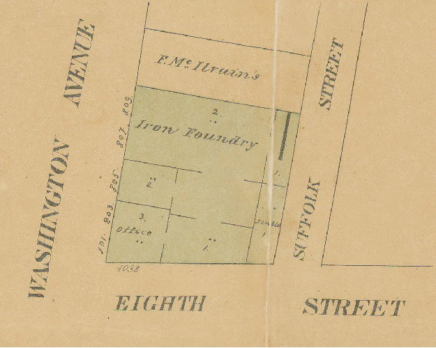 Plate 95, Section A3, Maps of the City of Philadelphia, vol. 7