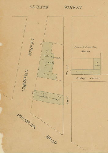 Plate 96, Section A3, Maps of the City of Philadelphia, vol. 7